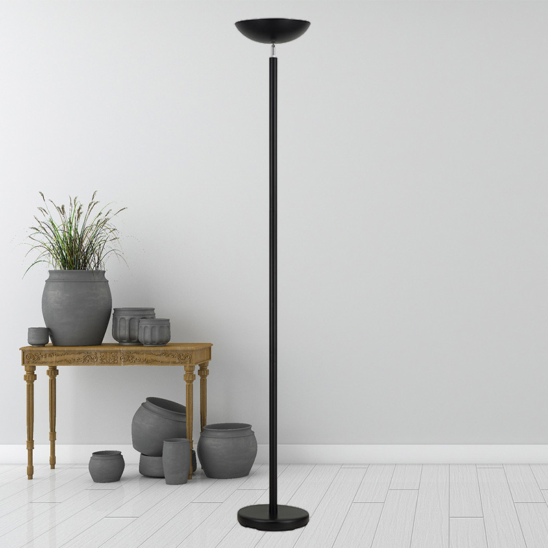 Black Dome Light Gulvlampe Belysning