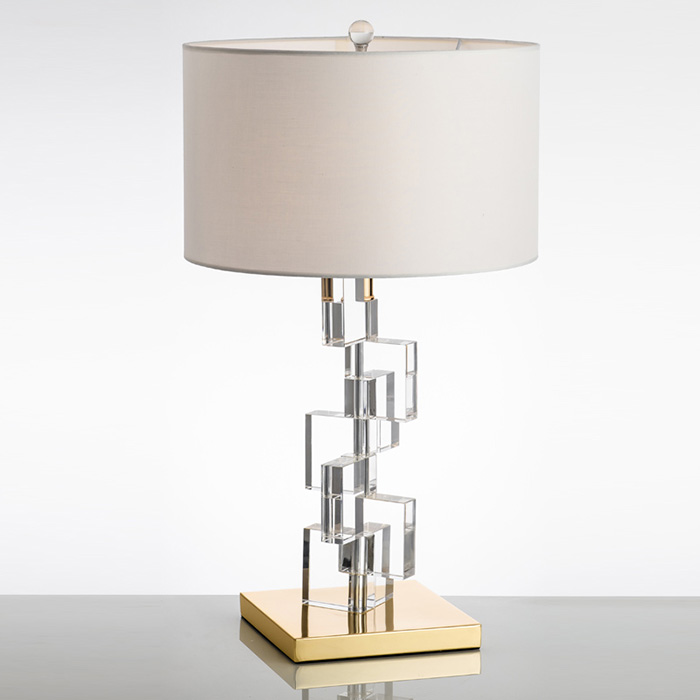 Krystall bordlampe moderne